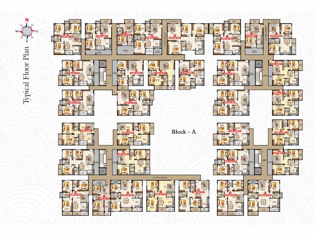  sarovaram Block A Cluster Plan