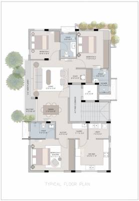  arumya Arumya Cluster Plan from 1st to 5th Floor