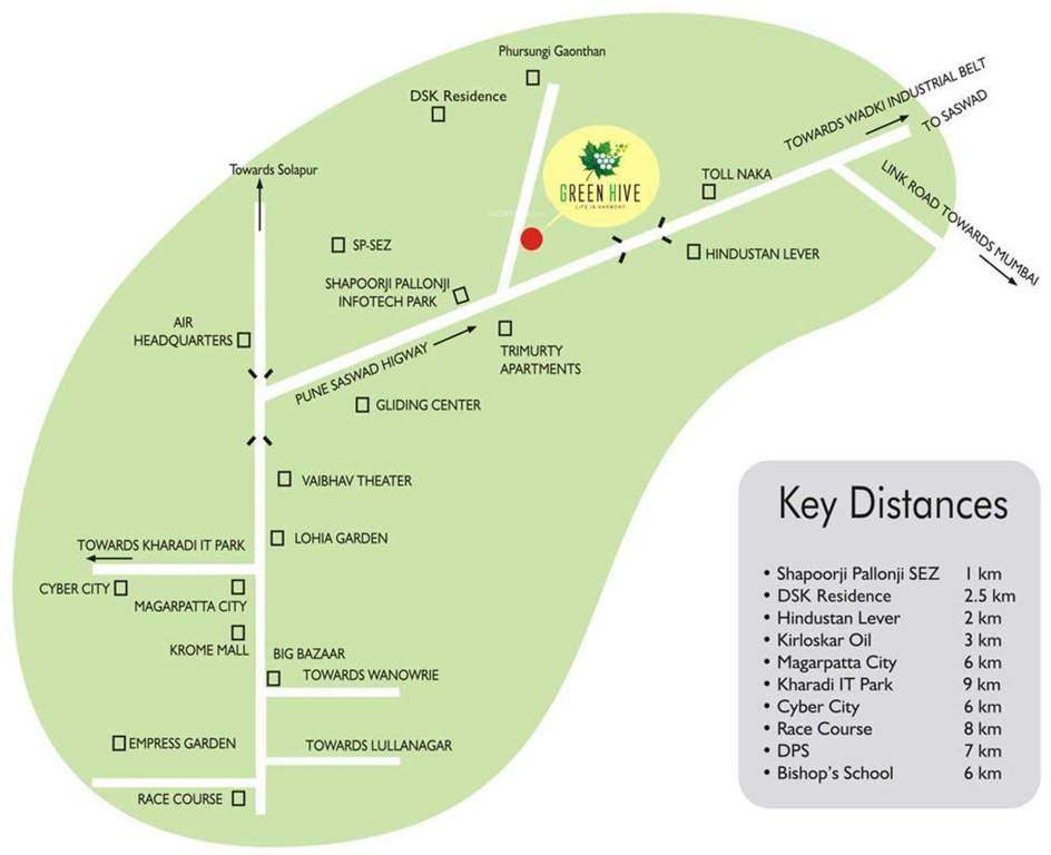  green hive plus wing a2 Location Plan