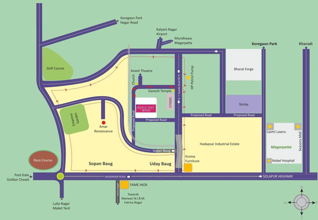  the kings way aop ews Location Plan