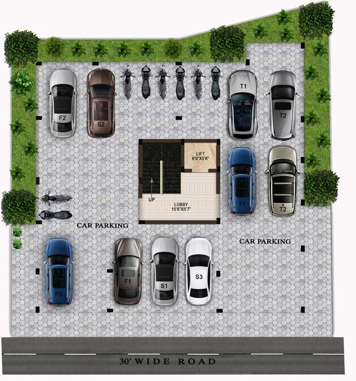  grandeur MP Grandeur Cluster Plan For Ground Floor