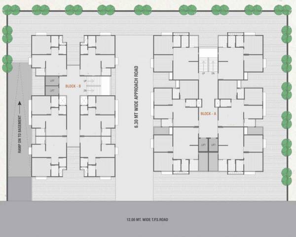  dev-84 A And B Cluster Plan From 1st To 7th Floor