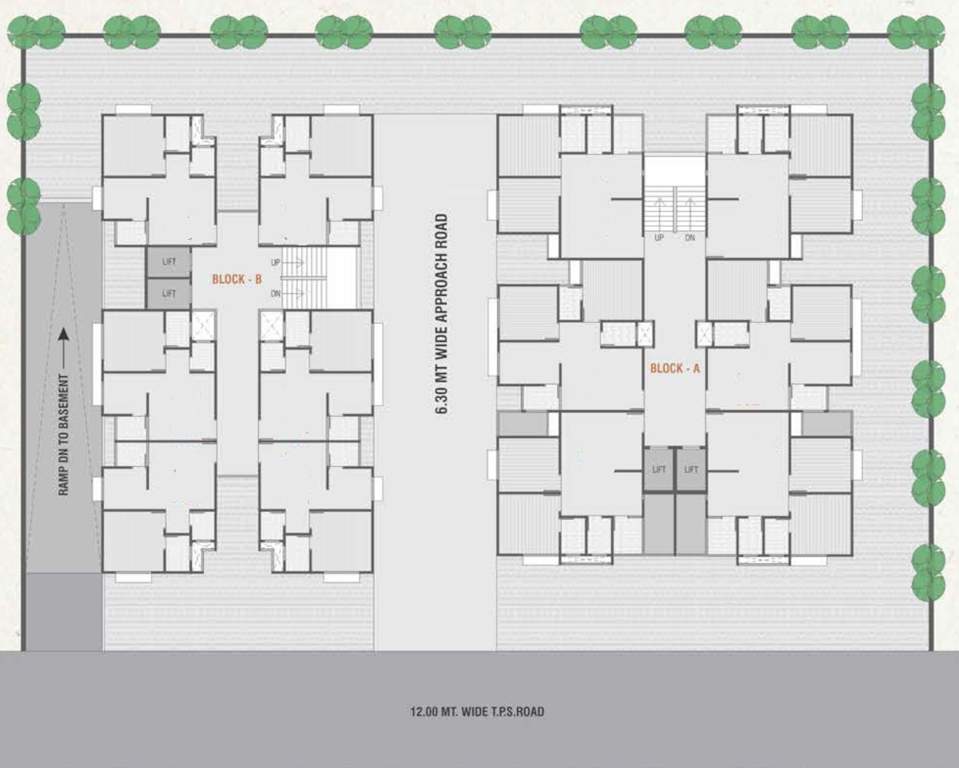  dev 84 A And B Cluster Plan From 1st To 7th Floor