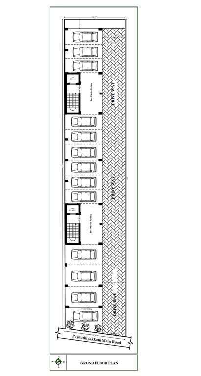  lakshmikantham flats Lakshmikantham Flats Cluster Plan for ground Floor