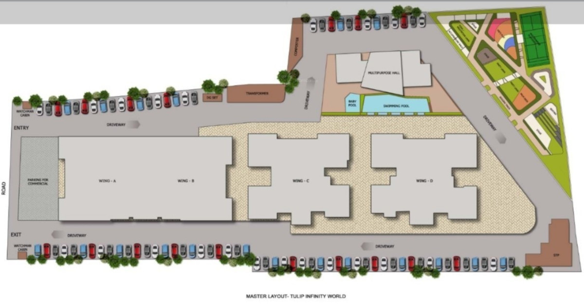  infinity world  Layout Plan
