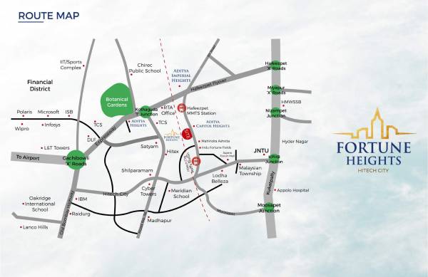  sindhu-fortune-heights Location Plan