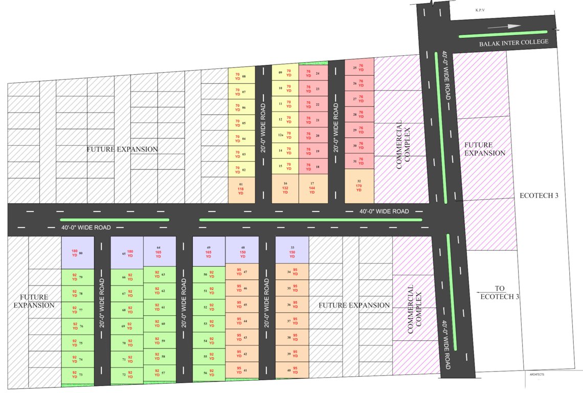 greno green residency Layout Plan