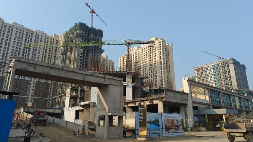  nest phase 2 Wing A of Dosti Dove Building Construction Status Feb 25