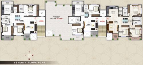  shree-trimbakraj-heights Shree Trimbakraj Heights Cluster Plan for 7th Floor