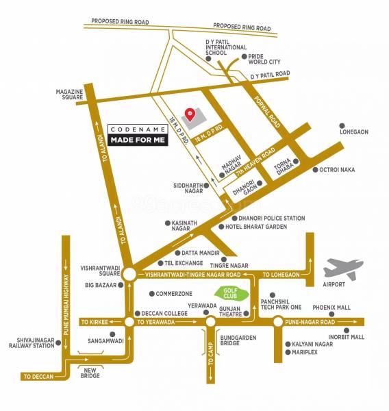  mantra-montana-phase-8 Location Plan