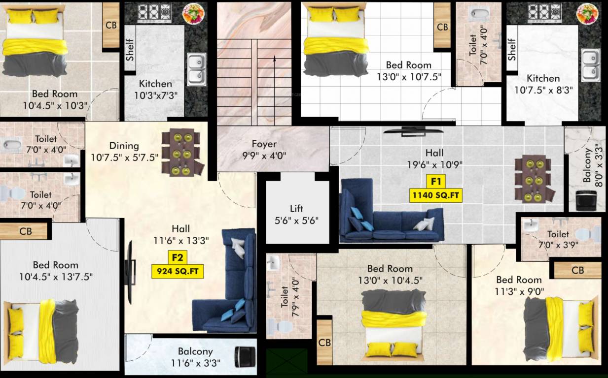  sai agnes Sai Agnes Cluster Plan For 1st Floor