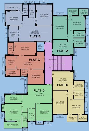  rudra-aloya Rudra Aloya Cluster Plan From 1st To 3rd Floor