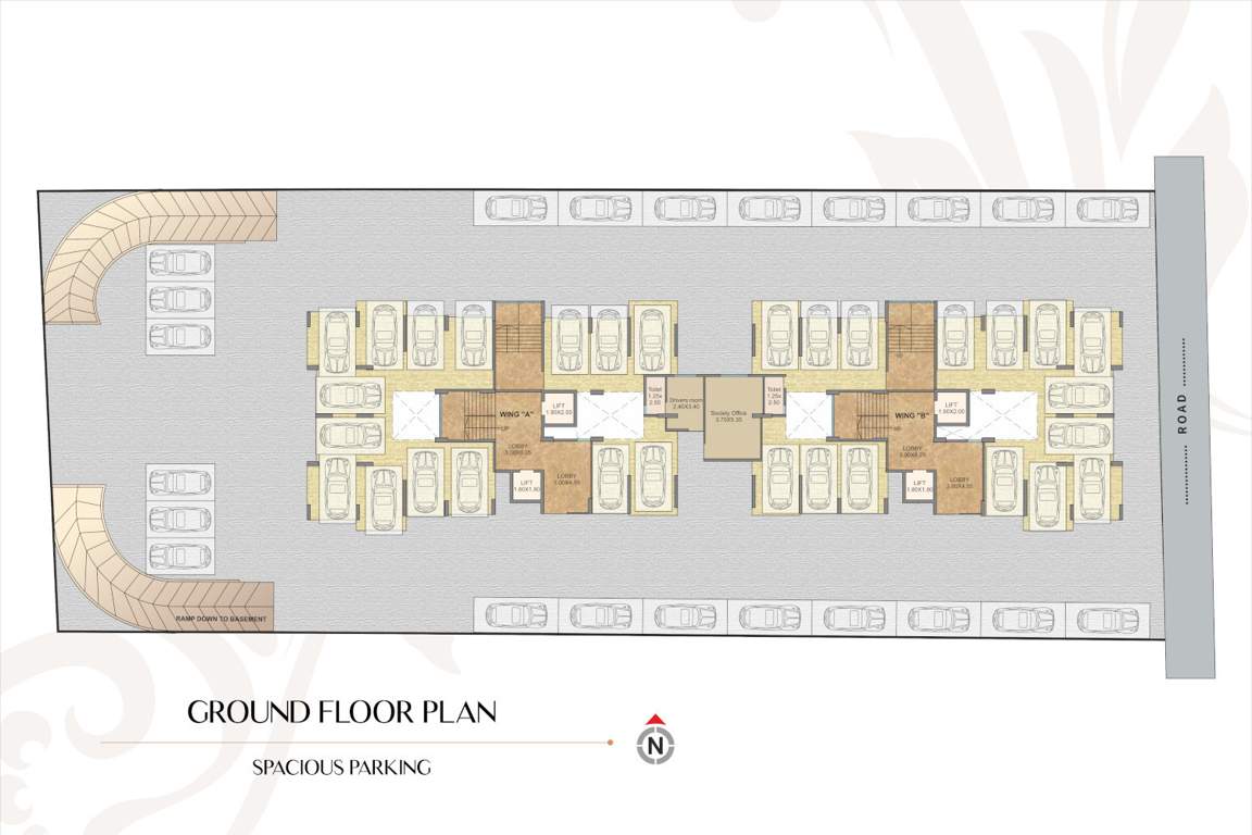  vedas landmark Vedas Landmark Building No 3 Cluster Plan