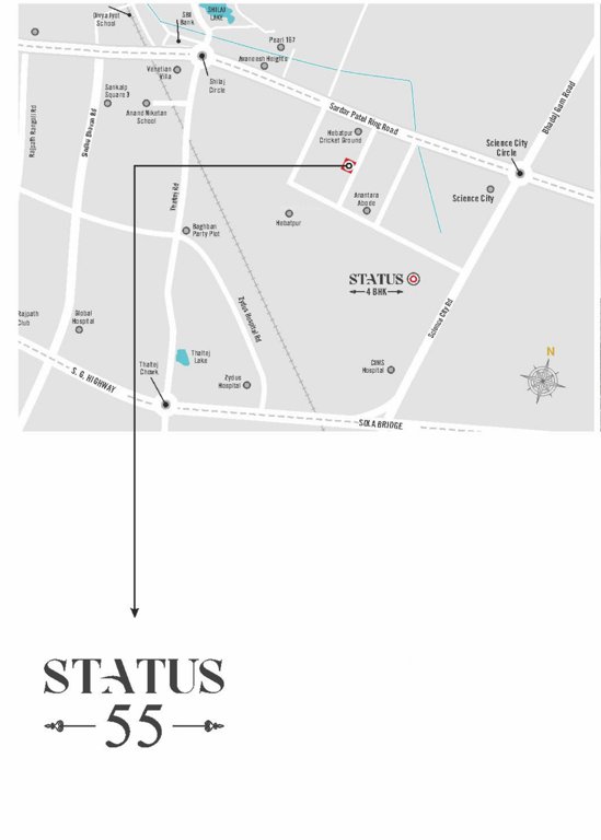  status 55 Location Plan
