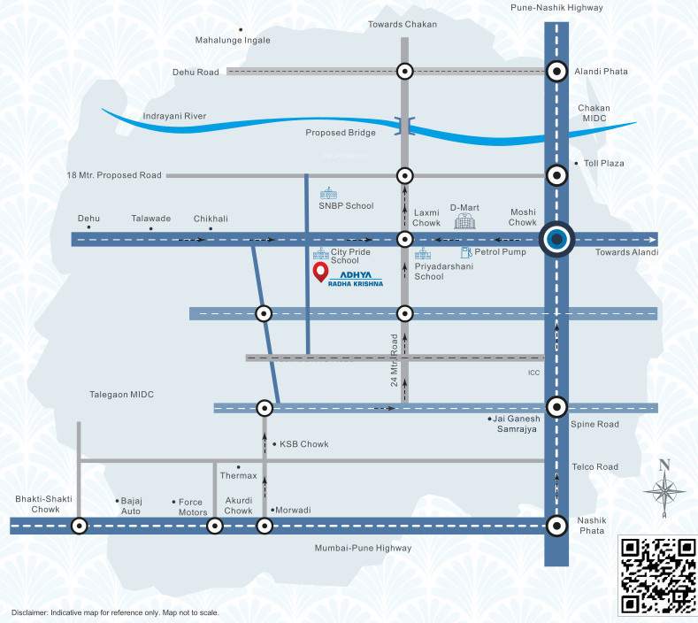  radhakrishna c wing Location Plan