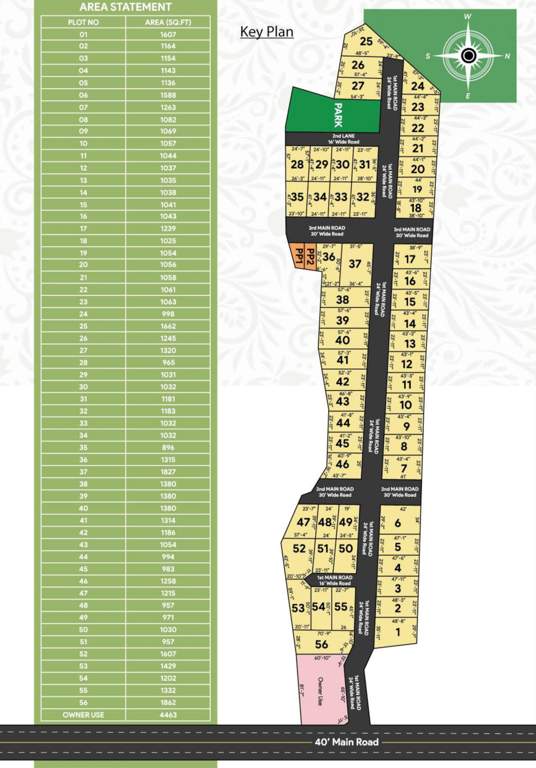  subhiksham Layout Plan