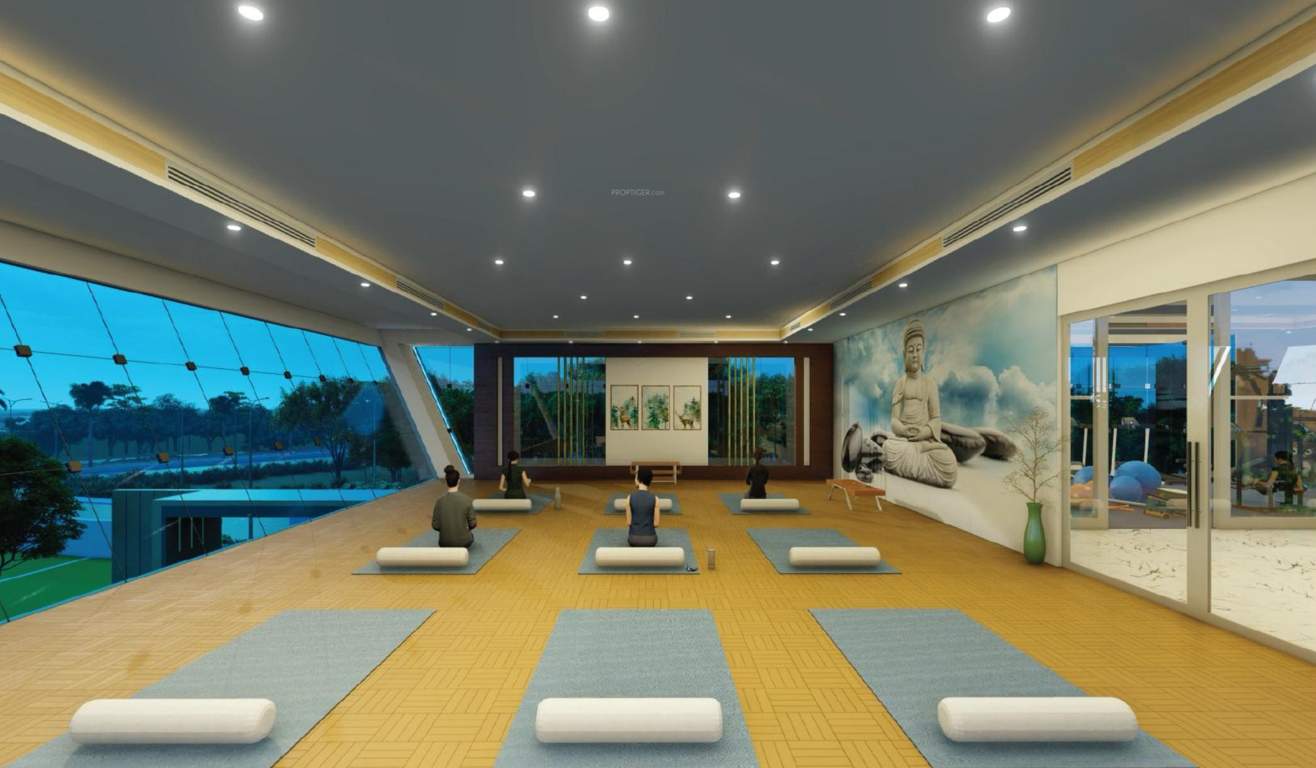  white pearl Yoga/Meditation Area