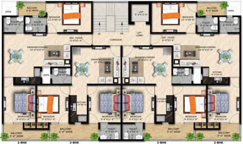  ambrosia-luxury-homes Ambrosia Luxury Homes Cluster Plan