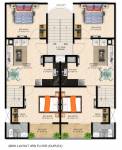  ambrosia-luxury-homes Cluster Plan For 3rd Floor
