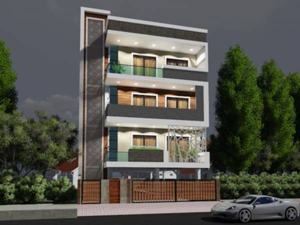 Elevation south-city-1-floors Elevation