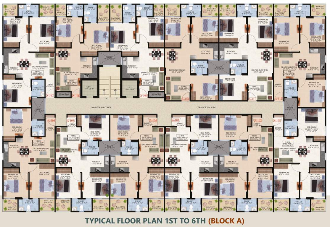  wonder homes Block A Cluster Plan