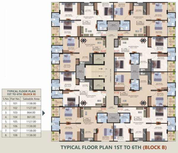  wonder-homes Block B Cluster Plan