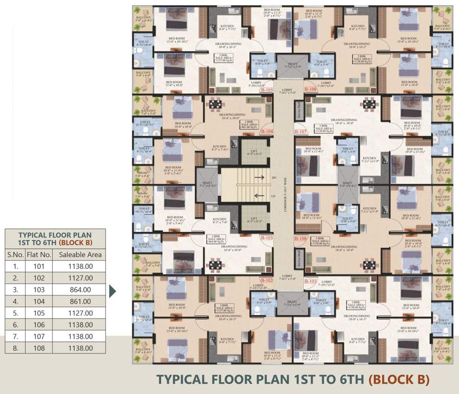  wonder homes Block B Cluster Plan