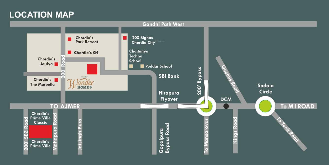 wonder homes Location Plan