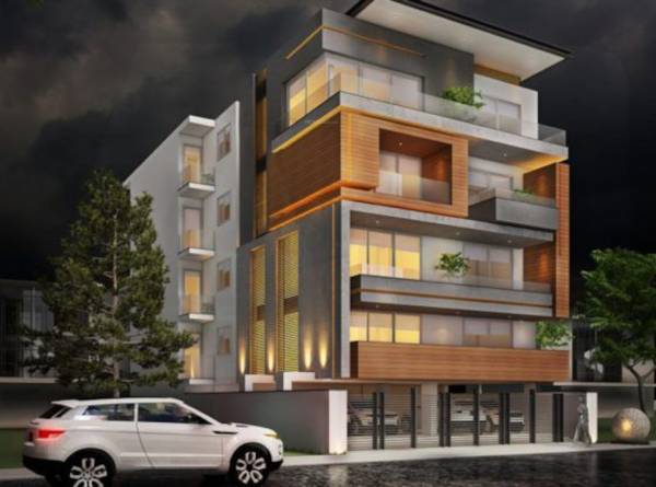 Elevation sushant-lok-1-floors Elevation