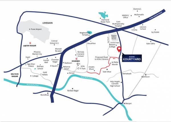  kosmic-kourtyard-phase-1 Location Plan