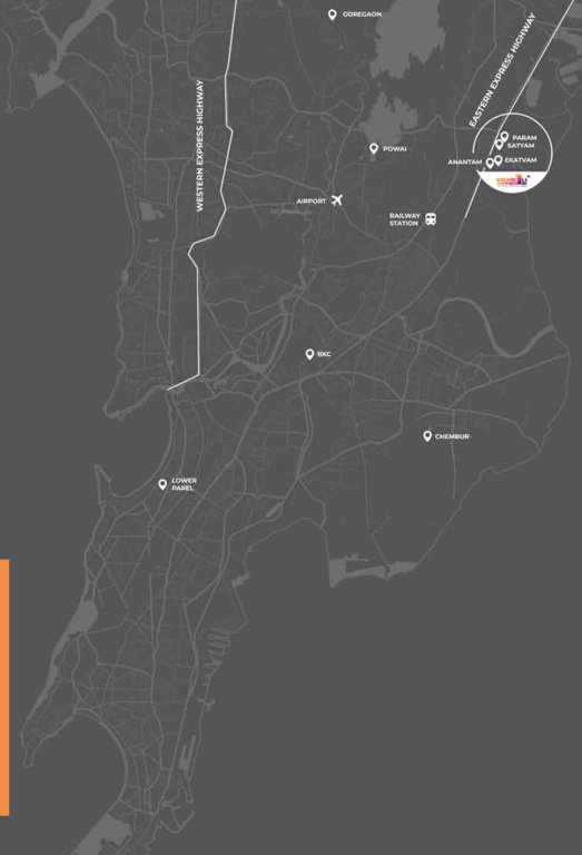  vikhroli plus gurukrupa anantam Location Plan