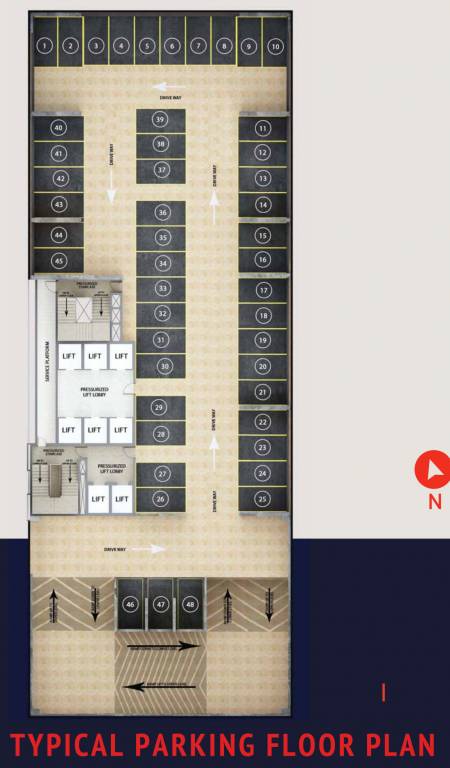  the summit Car Parking Cluster Plan