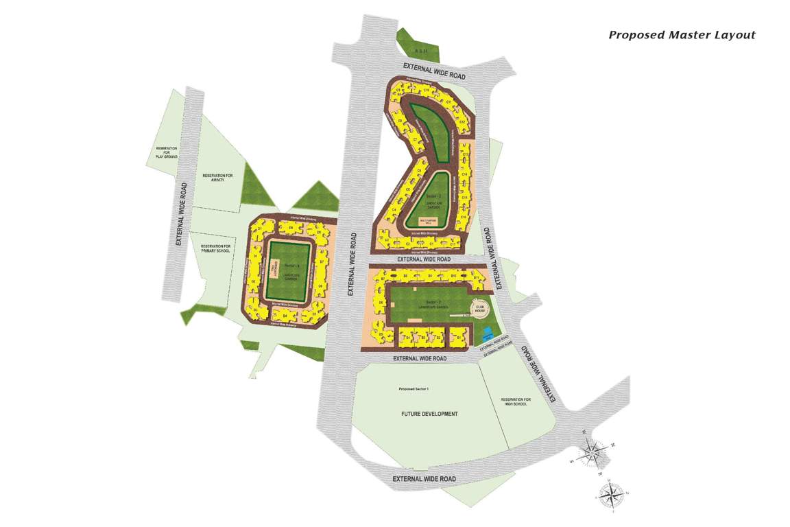  city sector vi f2 Layout Plan