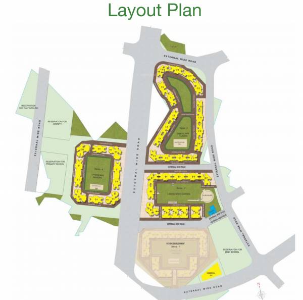  city-sector-vi-f1 Layout Plan