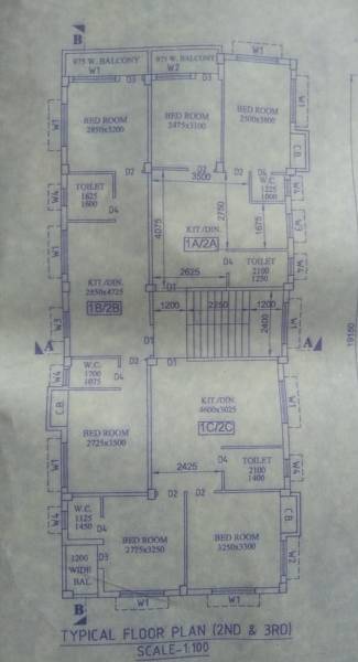  residency-6 Cluster Plan from 2nd to 3rd Floor