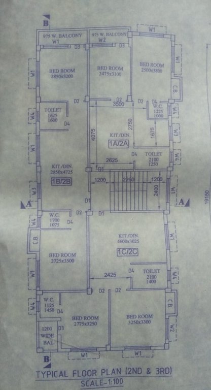  residency 6 Cluster Plan from 2nd to 3rd Floor