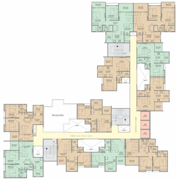  keshav-kunj Wing B Cluster Plan For 8th Floor