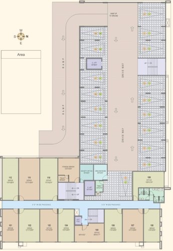 kedar-residency Kedar Residency Cluster Plan For 1st Floor
