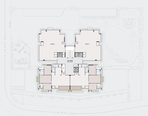  skywalk-luxuria Skywalk Luxuria Cluster Plan for 12th Floor