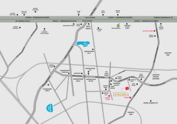  skywalk-luxuria Location Plan