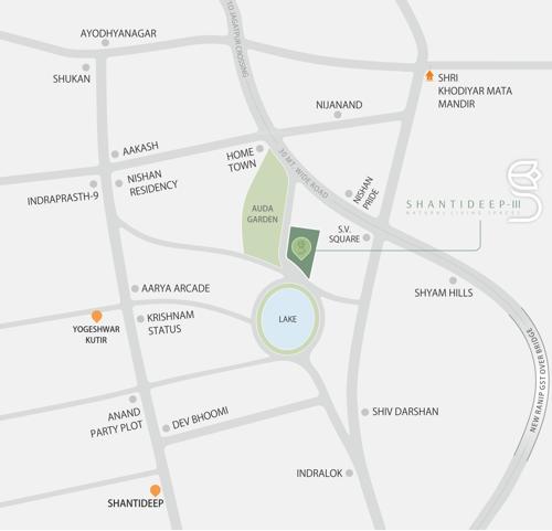  shantideep-3 Location Plan