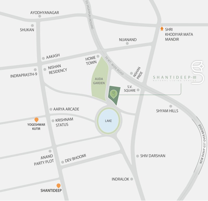  shantideep 3 Location Plan