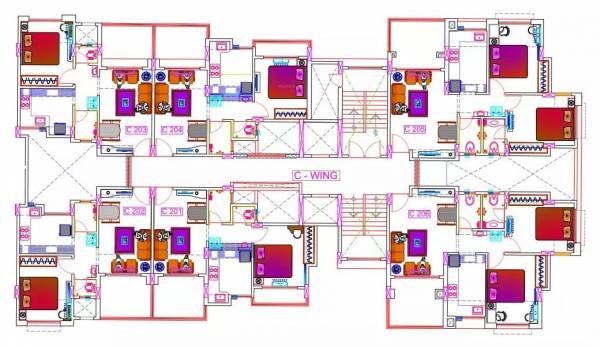  emvis-tower-c Emvis Tower C Cluster Plan For 2nd, 4th & 6th Floor