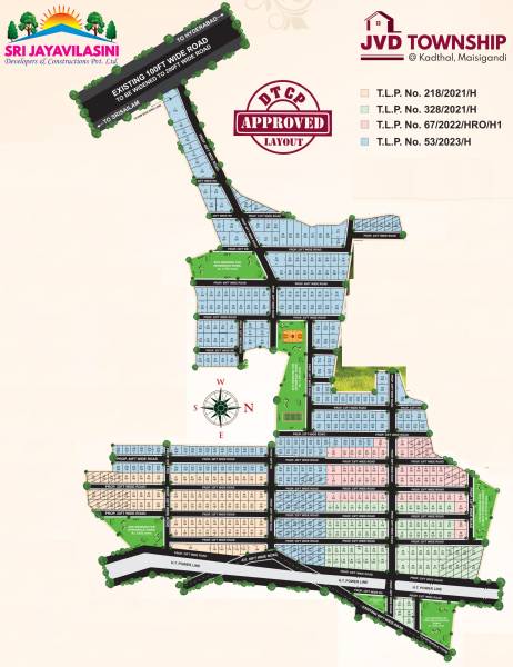  temple-town Layout Plan