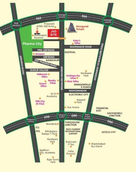  temple-town Location Plan