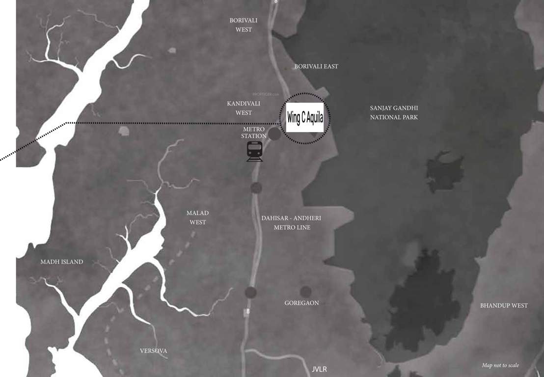  building no 3 wing c aquila Location Plan