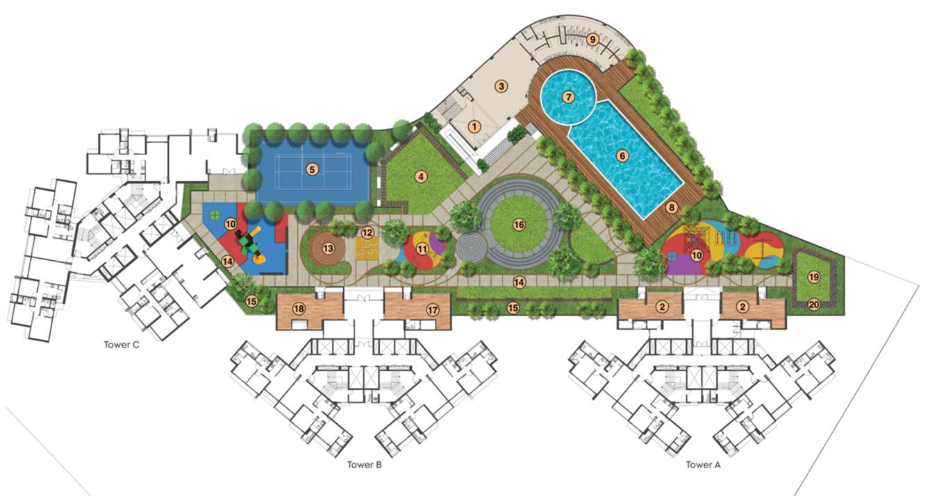  building no 3 wing c aquila Master Plan