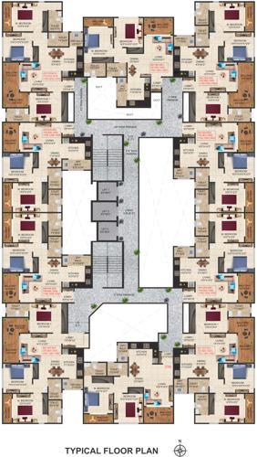  serenity Prime Serenity Cluster Plan from 1st to 14th Floor