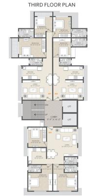  shri-sai-lata-flat-owners-chsl Shri Sai Lata Flat Owners Chsl Cluster Plan for 3rd Floor