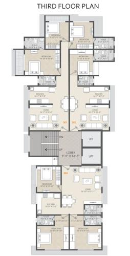  shri-sai-lata-flat-owners-chsl Shri Sai Lata Flat Owners Chsl Cluster Plan for 3rd Floor